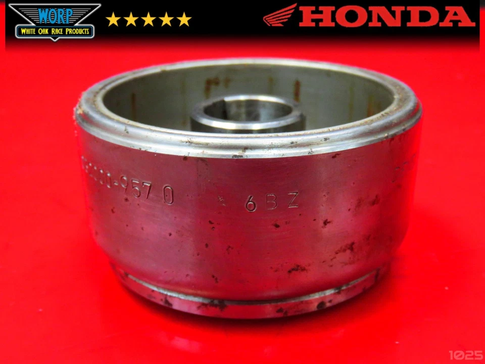 GENUINO OEM 2001 HONDA CR125R VOLANTE ROTOR VOLANTE MAGNETO 31100-KZ4-J30 Foto 2 de 4