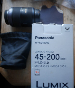 Panasonic Lumix 45-200mm F4-5.6 G Vario Mega OIS Zoom Lens - Micro Four Thirds