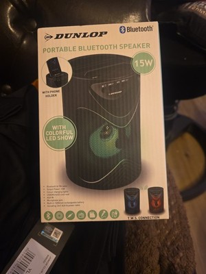 Portable Bluetooth-Lautsprecher Dunlop  15 W Schwarz 