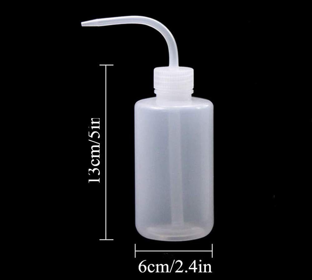 DONSTRAW Wash Bottle 2pcs 250ml/8oz Safety Bottles Watering Tool Economy Plastic