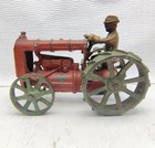 New ListingArcade 5" Cast Iron Toy Fordson Tractor Original Arcade Label Paint Driver
