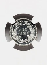 1884 NGC PR64 CAMEO 875 Minted ✅ $1,100 PCGS PG! Blazing White PROOF Seated Dime