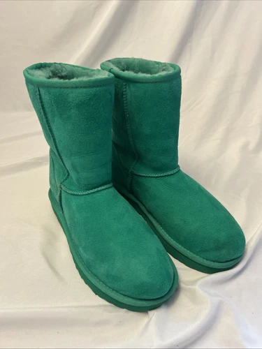Stivali donna UGG Classic Short II verde smeraldo 1016223 taglia 6 fodera shearling