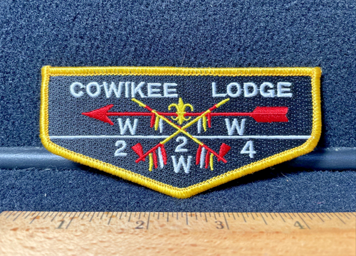 Cowikee Lodge 224 Order Of The Arrow Boy Scout OA Flap Patch