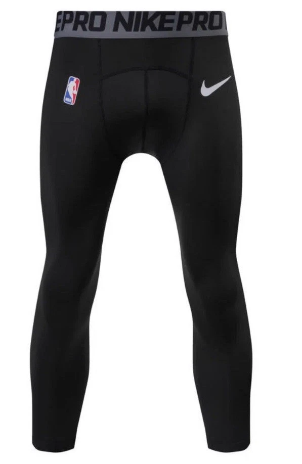 NIKE PRO NBA LOGO leggings/mallas negros para hombre talla L 🤍 NUEVO EN BOLSA Foto 2 de 4
