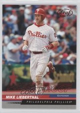 2005 Leaf Red Press Proof Mike Lieberthal #154 0a1