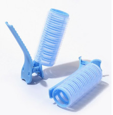 Nelik Clamp Grip Hair Roller Clip Blue 2P Set Styling Tool