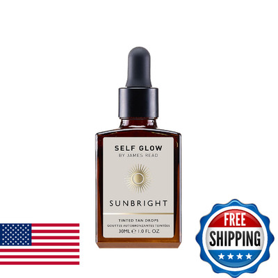 Self Glow by James Read - Sunbright Mix-In Tinted Tan Drops for Customizable Glo