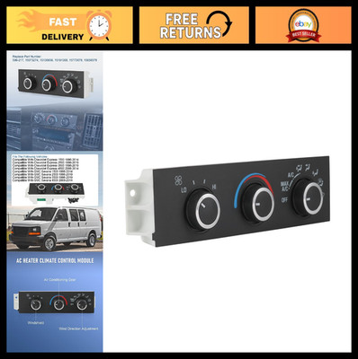 A/C Heater Climate Control Module for 1996-2020 Chevy Express & GMC Savana 1500-