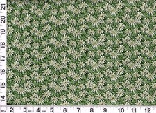 Small Light Dark Green Daisy Flowers Quilting Sewing Fabric by Yard 533