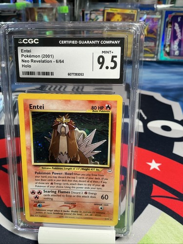 Entei (Unlimited) graded CGC 9.5 for sale on eBay