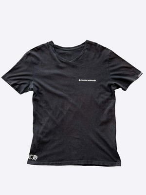 Chrome Hearts Black & White Cross Logo T-Shirt