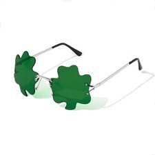 Big Mo's Toys St. Patrick s Day Shamrock Sunglasses Irish One Size, Green