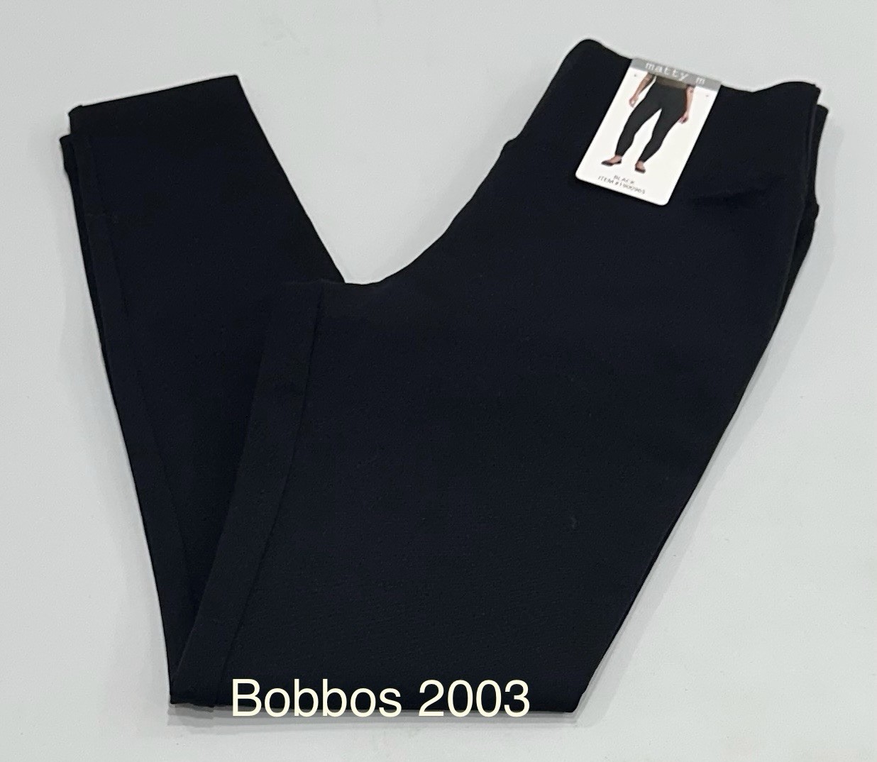 Matty M Women's Stretch High Rise Pull-On Leggings, Black, Size XS