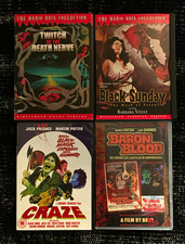 Lot 4 Horror Giallo Movies DVD Regions 1 & 2 Mario Bava Craze Black Sunday ++
