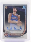 BROOKS BARNHIZER 2025-26 BOWMAN CHROME ROOKIE AUTO #BCA-BB THUNDER Q7636