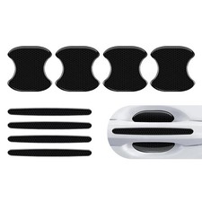 8 PCS Car Door Handle Scratch Protectors, Waterproof Reflective Car Door Hand...