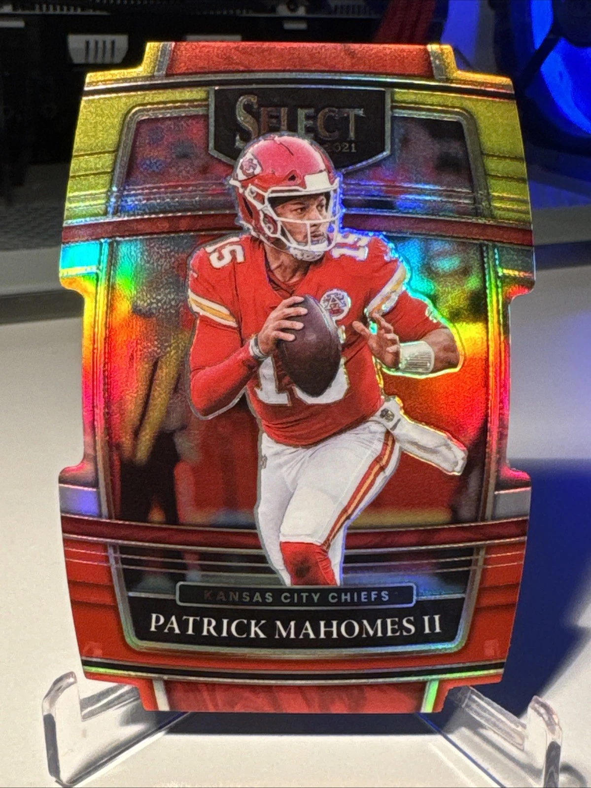 Patrick Mahomes trading card