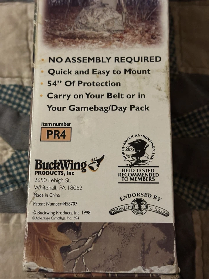 BUCKWING PRODUCTS Porta Roof & Turkey Hunter Blind Mossy Oak Break up Camo NEW - Image 2 of 3