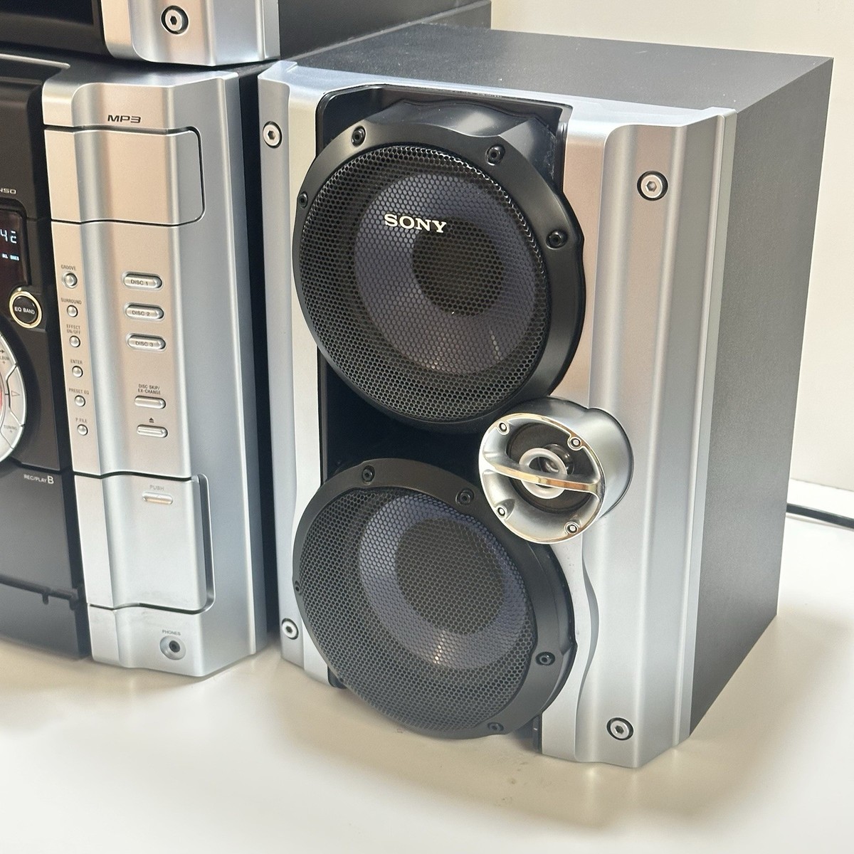 Sony Mini Hi-Fi Component System MHC-GX450 3-CD Changer w