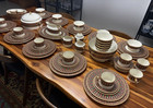 73pc LENOX LUCIA China Set - Service for 10 + Serving, Grand Tier Collection USA — photo 2