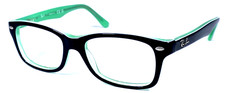 RAY-BAN JR RB1531 3764 Glossy Black/Green 48-16-130