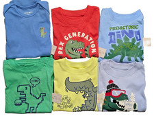 NWT Garanimals Toddler Boy 6-Piece Dinosaur Shirt Bundle 18M Mix Match Lot