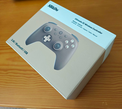 8BitDo Ultimate 2C Wireless Controller, 2,4G/Bluetooth/USB, Grau/Beige, Brownie