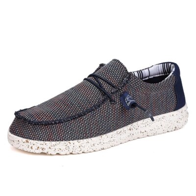 Summer Men's Loafers Shoes Casual Sneakers Comfortable Slip-On Flat Shoes 