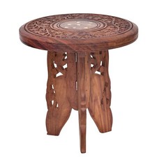 Bois Solide Chevet Fin Table Rangement pour Salon Maison Chambre Marron Finir