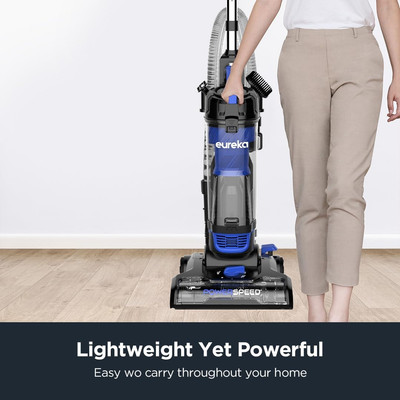 Lightweight Powerful Upright Vacuum Cleaner for Carpet & Hard Floor, Power speed
