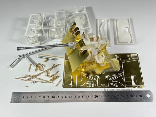 1/16 Scale Bofors 40 mm Flak 28 AA Gun with Brass Detail Up Assembly Model Kit - 第 5/12 張圖片