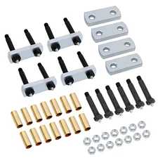 Upgrade Heavy Duty Trailer Shackle Kit 2.25" For Tandem Axle Trailer Truck