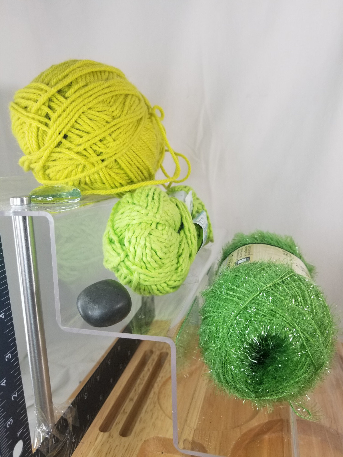 3 Green YARNs BEE SCRUBOLOGY 2.0 GREEN Polyester 174 yds Dish Cloth