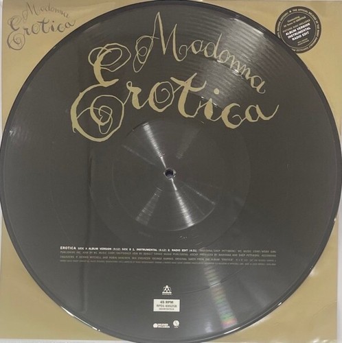 Madonna Erotica. 30th Jubiläum Limitierte 30.5cm Bild Disc Vinyl Neu - Bild 4 von 4