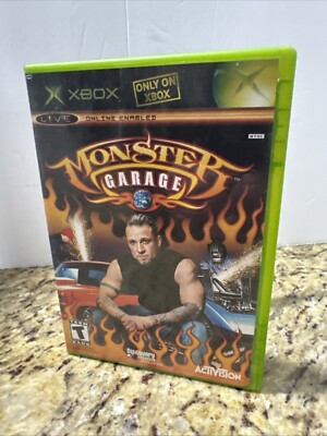 CIB MONSTER GARAGE MICROSOFT XBOX VIDEO GAME COMPLETE IN BOX