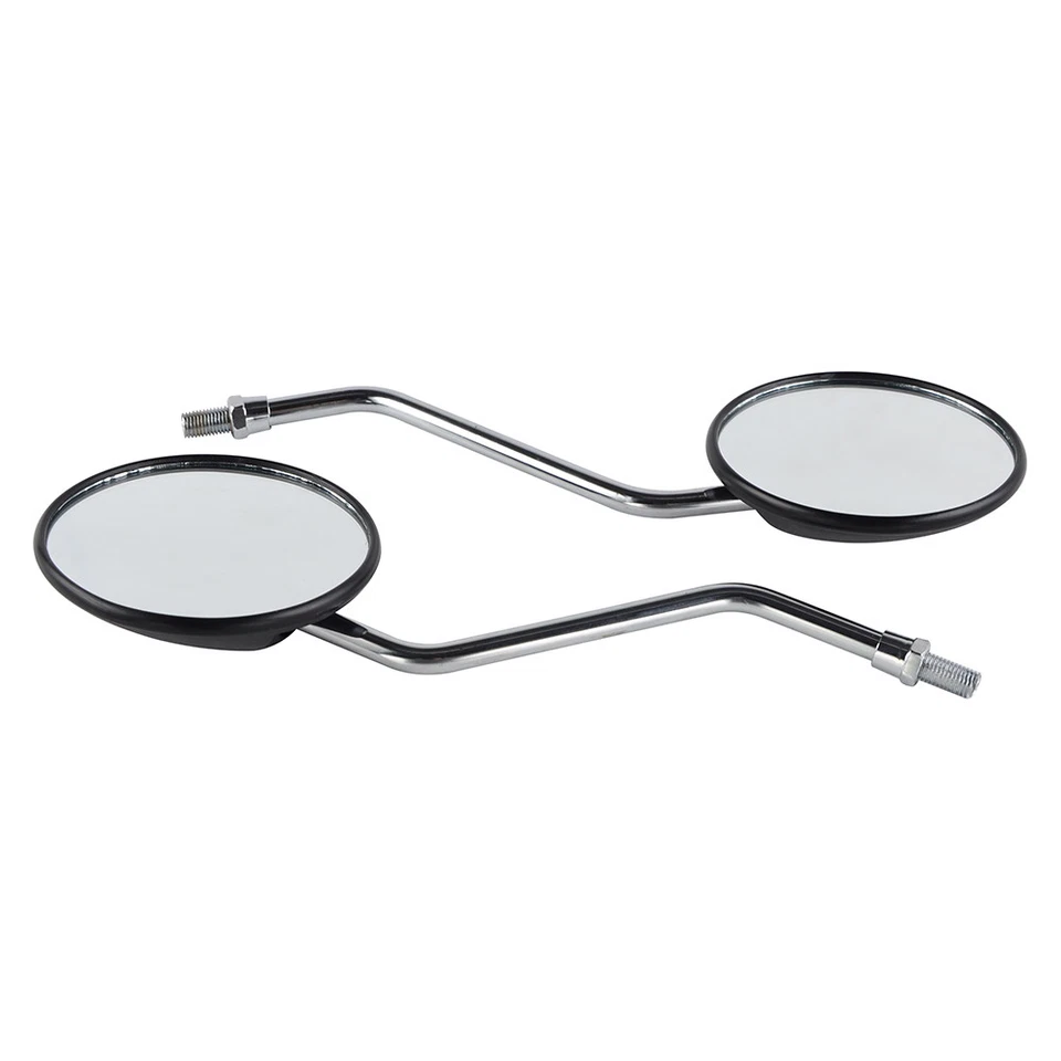 Espejo retrovisor cromado M10*1,25 para Yamaha AT1 AT2 AT3 CT-1 CT-2 DT1 DT2 DT3 Foto 3 de 4