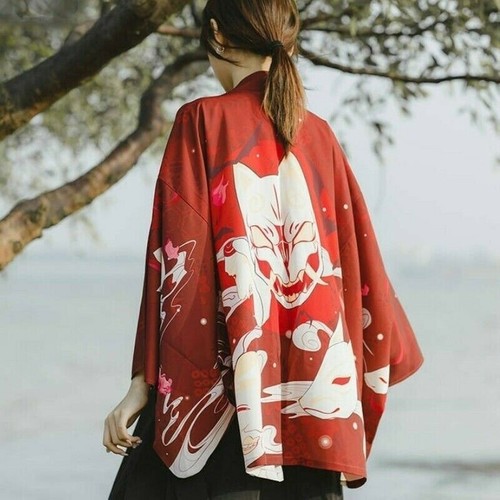 Japanese Kimono Jacket Women Retro Coat 
