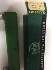 K-50-N 1 OHM 50 WATT CLAROSTAT CHASSIS MOUNT RESISTOR NOS