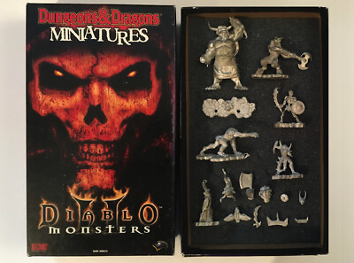 DIABLO II MONSTERS, Dungeons And Dragons Miniatures Box Set, 2000 Edition