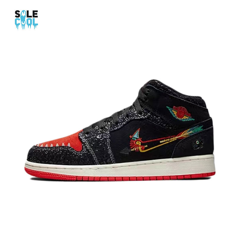 Nike Air Jordan 1 AJ1 Mid SE GS Siempre Familia Shoes DN5121