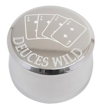 Valve Cover Breather Push-in Deuces Wild Logo Laser Etched Billet Aluminum Pol Valve Cover Breather Push-in Deuces Wild Logo Laser Etched Billet Aluminum Pol