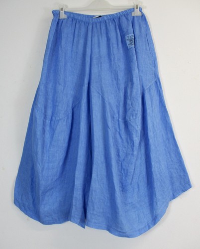 Lagenlook 100% Leinen Gerissen Fallschirm Hosenrock Hose One Größe: Regular ( - Bild 13 von 18