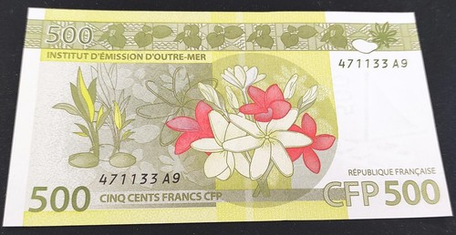 Nouvelle Calédonie Polynésie Française billet de 500 Francs IEOM Neuf - Picture 2 of 2