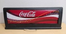 Coca Cola Light Up Topper Sign, 23"x 9", Double Sided, w/Connector 