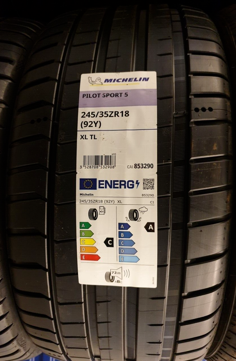 NEW MICHELIN PILOT SPORT 5 245/35 ZR18 XL 92Y UHP TYRE 245 35 18