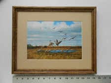 Owen Gromme MARSHLAND ELEGY-ALDO LEOPOLD 11x14 framed 5.0 709
