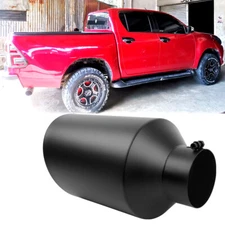 4" Inlet 8" Outlet 15" Length Exhaust Tip Stainless Steel For Toyota Hilux 2.7L