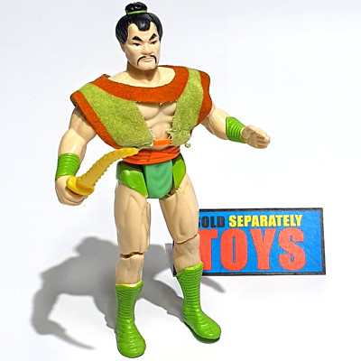 Vtg Super Powers SAMURAI action figure B original accessories 1986 