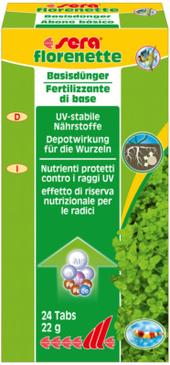 Sera florenette 24 Tabs - Basisdünger mit Nährstoffdepot an der Wurzel MHD 02/26